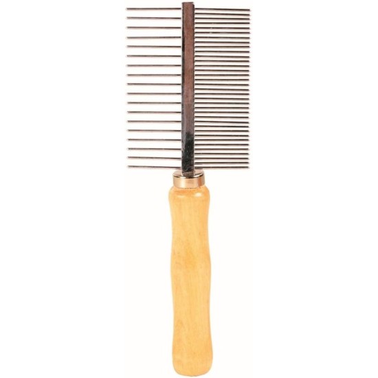 Trixie Medium and Wide Teeth Double-Sided Comb, 17 cm Trixie Medium and Wide Teeth Double-Sided Comb, 17 cm
