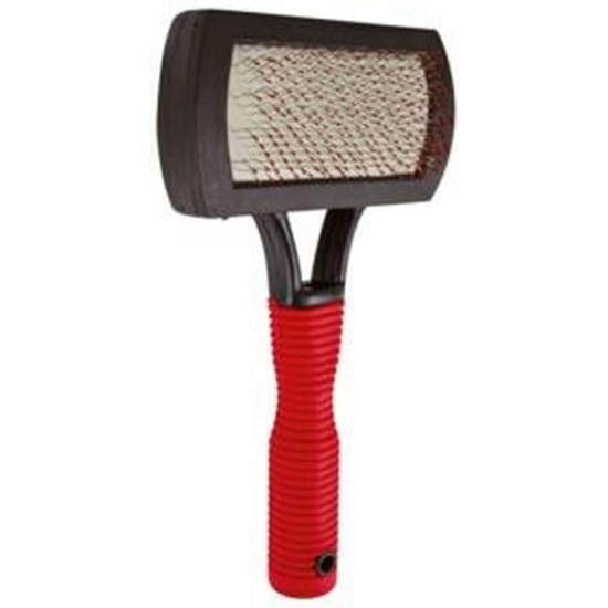 Trixie Plastic Soft Dog Brush, 10 x 17 cm, Pack of 4 Trixie Plastic Soft Dog Brush, 10 x 17 cm, Pack of 4