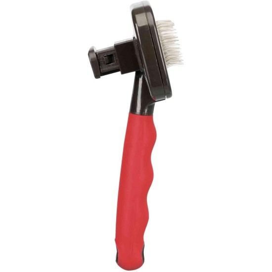 Trixie Plastic Soft Dog Brush, 10 x 17 cm, Pack of 4 Trixie Plastic Soft Dog Brush, 10 x 17 cm, Pack of 4