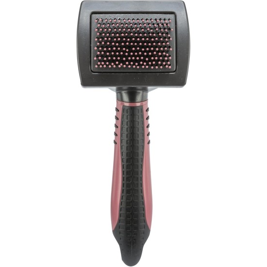 Trixie Soft Brush With Extra Soft Bristles For Cats (8 × 16 cm) (Black/Red) Trixie Soft Brush With Extra Soft Bristles For Cats (8 × 16 cm) (Black/Red)