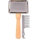 Trixie Soft Brush with Cleaner, 13 x 6 cm Trixie Soft Brush with Cleaner, 13 x 6 cm