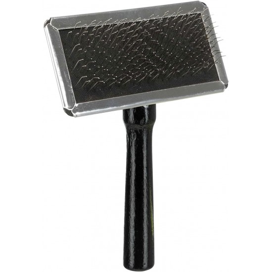 Trixie Soft Brush with Cleaner, 13 x 9 cm, Pack of 4 Trixie Soft Brush with Cleaner, 13 x 9 cm, Pack of 4