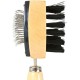 Trixie Wooden Double Sided Dog Brush, 18 x 10 cm, Pack of 4 Trixie Wooden Double Sided Dog Brush, 18 x 10 cm, Pack of 4