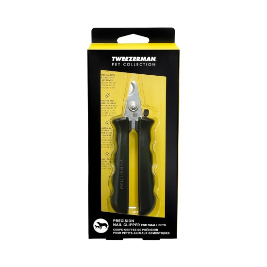 Tweezerman Nail Clippers (Small) - Stainless Steel - Silver - Ideal for Cats and Dogs up to 13.2 kg Tweezerman Nail Clippers (Small) - Stainless Steel - Silver - Ideal for Cats and Dogs up to 13.2 kg