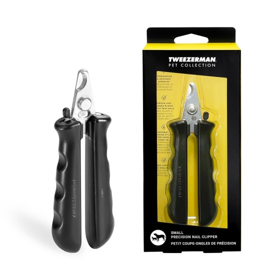 Tweezerman Nail Clippers (Small) - Stainless Steel - Silver - Ideal for Cats and Dogs up to 13.2 kg Tweezerman Nail Clippers (Small) - Stainless Steel - Silver - Ideal for Cats and Dogs up to 13.2 kg