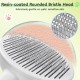 VYYTYYA Cat Brush Dog Brush [Self-Cleaning] [Cute Claw Handle] Dog Hair Removal, Fur Brush for Cats Cat Hair Brush for Care for Short & Long Hair