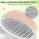 VYYTYYA Cat Brush Dog Brush [Self-Cleaning] [Cute Claw Handle] Dog Hair Removal, Fur Brush for Cats Cat Hair Brush for Care for Short & Long Hair