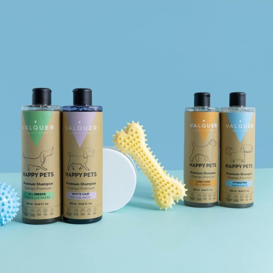 Valquer Premium Dog Shampoo for Dogs with Stressed and Dry Coat, with Aloe Vera and Hyaluronic Acid, Dog Shampoo, 400 ml (Moisturising) Valquer Premium Dog Shampoo for Dogs with Stressed and Dry Coat, with Aloe Vera and Hyaluronic Acid, Dog Shampoo, 400 ml (Moisturising)