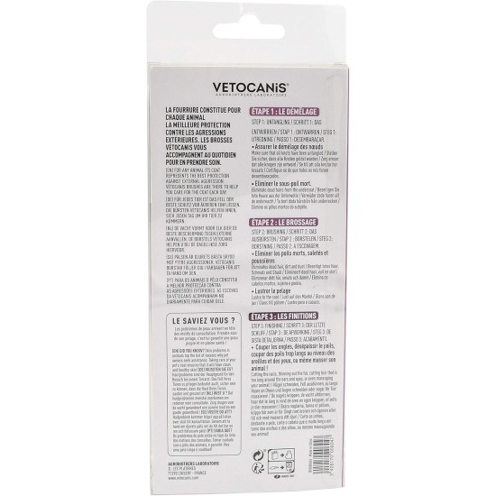 Vetocanis Dog Grooming Brush Retractable Self Cleaning 0.2kg Vetocanis Dog Grooming Brush Retractable Self Cleaning 0.2kg