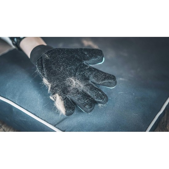 Vetocanis Grooming Glove for Dogs and Cats, 4-in-1 Action Brushing, Massage, Bathing and Hair Removal, Dog and Cat Gloves Grooming Gloves, Silicone Washing Mitt for All Fur Types Vetocanis Grooming Glove for Dogs and Cats, 4-in-1 Action Brushing, Massage, Bathing and Hair Removal, Dog and Cat Gloves Grooming Gloves, Silicone Washing Mitt for All Fur Types