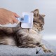Vinabo Cat Brush Clean Pet Hair with One Button, Pet Brushes, Dog Brush Long Hair, Cat Brush Short Hair, Cat Brush Long Hair Removal of Undercoat, Loose Fur and Dirt - Blue