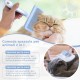 Vinabo Pet Dog Brush, Cat Brush, Self-Cleaning Slicker Brush, Removes Undercoat, Dog Brush, Cat Brush, Short to Long Hair, Suitable Gentle Cat Brush, Blue Vinabo Pet Dog Brush, Cat Brush, Self-Cleaning Slicker Brush, Removes Undercoat, Dog Brush, Cat Brush, Short to Long Hair, Suitable Gentle Cat Brush, Blue