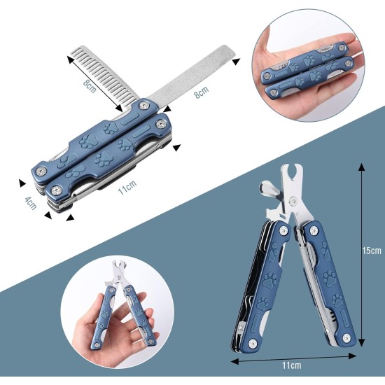 Vinabo Professional claw scissors for dogs and cats in animal salon quality - claw cutter, claw care for home - claw care easy and safe for home thanks to the spacer - safety guard Vinabo Professional claw scissors for dogs and cats in animal salon quality - claw cutter, claw care for home - claw care easy and safe for home thanks to the spacer - safety guard