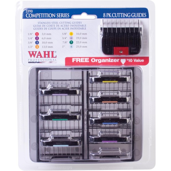 WAHL 20233 Set of 8 Comb Attachments for Professional Dog Clippers WAHL 20233 Set of 8 Comb Attachments for Professional Dog Clippers