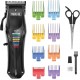 WAHL Animal Color Pro, Rechargeable Pet Clippers with Colour-Coded Attachment Combs, Full Hair Care for Dogs, Low Noise, Net Battery Operated Clippers for Dogs, Black WAHL Animal Color Pro, Rechargeable Pet Clippers with Colour-Coded Attachment Combs, Full Hair Care for Dogs, Low Noise, Net Battery Operated Clippers for Dogs, Black