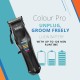 WAHL Animal Color Pro, Rechargeable Pet Clippers with Colour-Coded Attachment Combs, Full Hair Care for Dogs, Low Noise, Net Battery Operated Clippers for Dogs, Black WAHL Animal Color Pro, Rechargeable Pet Clippers with Colour-Coded Attachment Combs, Full Hair Care for Dogs, Low Noise, Net Battery Operated Clippers for Dogs, Black