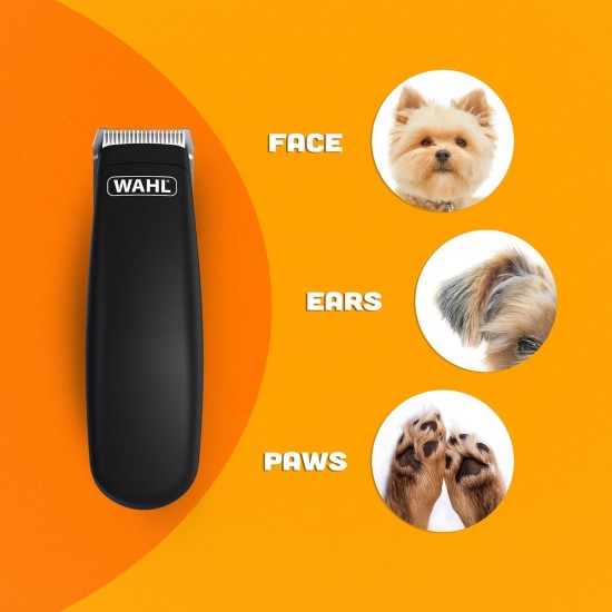 WAHL Pocket Pro Pet Trimmer, Pet Hair Trimmer, Grooming Kit for Pets, Dog Grooming Kit, Trimming and Cleaning Small Areas, Cordless Trimmer, Battery Operated WAHL Pocket Pro Pet Trimmer, Pet Hair Trimmer, Grooming Kit for Pets, Dog Grooming Kit, Trimming and Cleaning Small Areas, Cordless Trimmer, Battery Operated