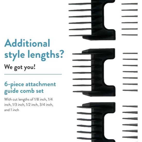 WAHL Professional Animal 5in1 Set of Replacement Combs #41881-7270 WAHL Professional Animal 5in1 Set of Replacement Combs #41881-7270