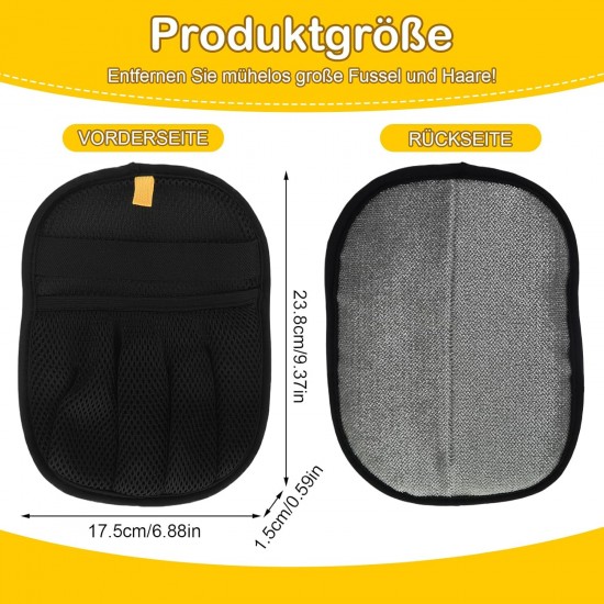 WUIOWPPIC Pack of 2 Static Pet Hair Removal Gloves, Pet Hair Remover Glove for Dogs and Cats, Reusable, Pet Hair Remover Glove for Car Seat, Couch, Furniture, Carpet WUIOWPPIC Pack of 2 Static Pet Hair Removal Gloves, Pet Hair Remover Glove for Dogs and Cats, Reusable, Pet Hair Remover Glove for Car Seat, Couch, Furniture, Carpet