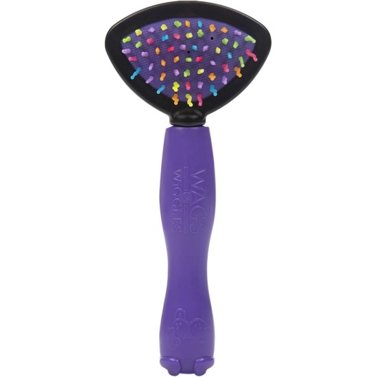 Wags & Wiggles Small Double Sided Bristle and Nodding Needle Brush for Short Haired Dogs Wags & Wiggles Small Double Sided Bristle and Nodding Needle Brush for Short Haired Dogs
