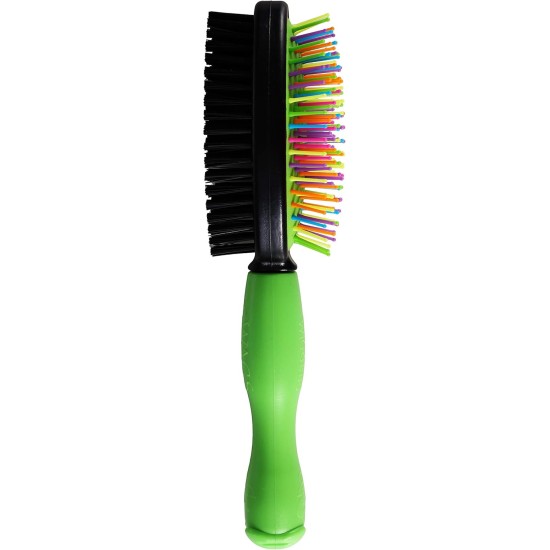 Wags & Wiggles Small Double Sided Bristle and Nodding Needle Brush for Short Haired Dogs Wags & Wiggles Small Double Sided Bristle and Nodding Needle Brush for Short Haired Dogs