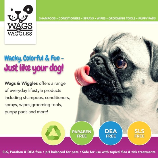 Wags & Wiggles Small Double Sided Bristle and Nodding Needle Brush for Short Haired Dogs Wags & Wiggles Small Double Sided Bristle and Nodding Needle Brush for Short Haired Dogs