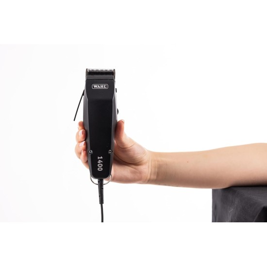Wahl 1400 Pet Clippers Corded Dog Clippers Grooming Kit Pet Grooming Kit Precision Ground Blades Very Light Weight 4 Attachment Combs Black Wahl 1400 Pet Clippers Corded Dog Clippers Grooming Kit Pet Grooming Kit Precision Ground Blades Very Light Weight 4 Attachment Combs Black