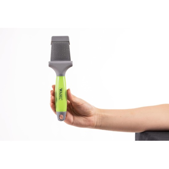 Wahl 2999-7085 Flexible Slicker Brush Double-Sided Green Wahl 2999-7085 Flexible Slicker Brush Double-Sided Green