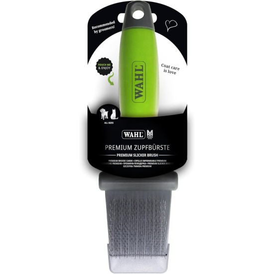 Wahl 2999-7085 Flexible Slicker Brush Double-Sided Green Wahl 2999-7085 Flexible Slicker Brush Double-Sided Green