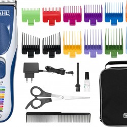 Wahl ColorPro Cordless Hair Clipper, Blue, Silver 09649-016 Wahl ColorPro Cordless Hair Clipper, Blue, Silver 09649-016