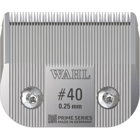 Wahl Prime Series Cutting Set, #40, 0.25 mm, Full Tooth, Cutting Set Pet Clipper, Replacement Cutting Sets for Pet Clippers, Stainless Steel, Rustproof, Precise Cut Wahl Prime Series Cutting Set, #40, 0.25 mm, Full Tooth, Cutting Set Pet Clipper, Replacement Cutting Sets for Pet Clippers, Stainless Steel, Rustproof, Precise Cut