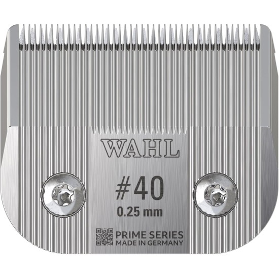 Wahl Prime Series Cutting Set, #40, 0.25 mm, Full Tooth, Cutting Set Pet Clipper, Replacement Cutting Sets for Pet Clippers, Stainless Steel, Rustproof, Precise Cut Wahl Prime Series Cutting Set, #40, 0.25 mm, Full Tooth, Cutting Set Pet Clipper, Replacement Cutting Sets for Pet Clippers, Stainless Steel, Rustproof, Precise Cut