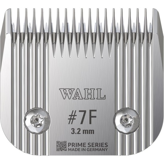 Wahl Prime Series Cutting Set, #7F, 3.2 mm, Full Tooth Cutting Set Pet Clipper, Replacement Cutting Set, Replacement Parts for Pet Clippers, Stainless Steel, Rustproof, Precise Cut Wahl Prime Series Cutting Set, #7F, 3.2 mm, Full Tooth Cutting Set Pet Clipper, Replacement Cutting Set, Replacement Parts for Pet Clippers, Stainless Steel, Rustproof, Precise Cut
