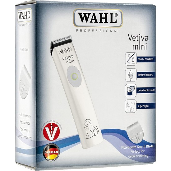 Wahl Vetiva Mini Professional Pet Hair Trimmer 0.122 kg Wahl Vetiva Mini Professional Pet Hair Trimmer 0.122 kg
