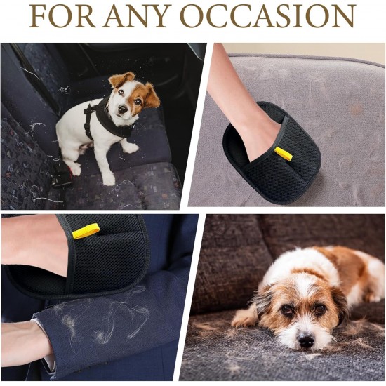 XSDSLS 4 Stück Pet Hair Remover Glove,Fellmagnet Handschuh,Antistatische Haarentfernungshandschuhe für Katzen und Hunde XSDSLS 4 Stück Pet Hair Remover Glove,Fellmagnet Handschuh,Antistatische Haarentfernungshandschuhe für Katzen und Hunde