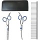 XoeLLe Dog Scissors for Dogs and Cats, Lot de 2 Dog Scissors Set, Professional, Pet Scissors with Round Safety Tip, Curved Grooming Scissors, Hair Scissors for Dog Groomers and Beginners XoeLLe Dog Scissors for Dogs and Cats, Lot de 2 Dog Scissors Set, Professional, Pet Scissors with Round Safety Tip, Curved Grooming Scissors, Hair Scissors for Dog Groomers and Beginners