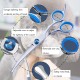XoeLLe Dog Scissors for Dogs and Cats, Lot de 2 Dog Scissors Set, Professional, Pet Scissors with Round Safety Tip, Curved Grooming Scissors, Hair Scissors for Dog Groomers and Beginners XoeLLe Dog Scissors for Dogs and Cats, Lot de 2 Dog Scissors Set, Professional, Pet Scissors with Round Safety Tip, Curved Grooming Scissors, Hair Scissors for Dog Groomers and Beginners