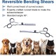 XoeLLe Dog Scissors for Dogs and Cats, Lot de 2 Dog Scissors Set, Professional, Pet Scissors with Round Safety Tip, Curved Grooming Scissors, Hair Scissors for Dog Groomers and Beginners XoeLLe Dog Scissors for Dogs and Cats, Lot de 2 Dog Scissors Set, Professional, Pet Scissors with Round Safety Tip, Curved Grooming Scissors, Hair Scissors for Dog Groomers and Beginners