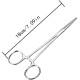 YIYI Hemostat Forceps, 12.5CM High Quality Stainless Steel Dog Cat Pet Scissors Ear Hair Clamp (bent) YIYI Hemostat Forceps, 12.5CM High Quality Stainless Steel Dog Cat Pet Scissors Ear Hair Clamp (bent)