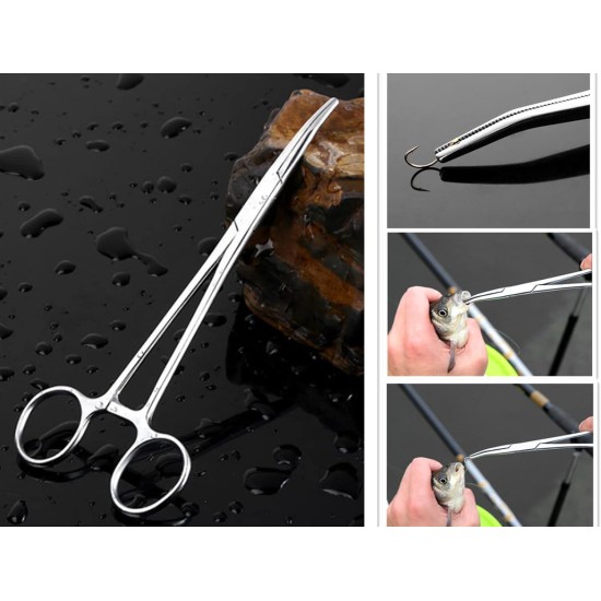YIYI Hemostat Forceps, 12.5CM Stainless Steel Dog Cat Pet Scissors Ear Hair Clamp (straight) YIYI Hemostat Forceps, 12.5CM Stainless Steel Dog Cat Pet Scissors Ear Hair Clamp (straight)