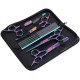 Yosoo Dog Grooming Scissors Coloured Scissors Set for Animals, Scissors Dog Set Professional Grooming Set for Dogs and Cats 2 Curved Scissors + Thinning Scissors + Comb + Storage Box Yosoo Dog Grooming Scissors Coloured Scissors Set for Animals, Scissors Dog Set Professional Grooming Set for Dogs and Cats 2 Curved Scissors + Thinning Scissors + Comb + Storage Box