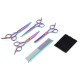 Yosoo Dog Grooming Scissors Coloured Scissors Set for Animals, Scissors Dog Set Professional Grooming Set for Dogs and Cats 2 Curved Scissors + Thinning Scissors + Comb + Storage Box Yosoo Dog Grooming Scissors Coloured Scissors Set for Animals, Scissors Dog Set Professional Grooming Set for Dogs and Cats 2 Curved Scissors + Thinning Scissors + Comb + Storage Box