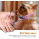 Yosoo Dog Grooming Scissors Coloured Scissors Set for Animals, Scissors Dog Set Professional Grooming Set for Dogs and Cats 2 Curved Scissors + Thinning Scissors + Comb + Storage Box Yosoo Dog Grooming Scissors Coloured Scissors Set for Animals, Scissors Dog Set Professional Grooming Set for Dogs and Cats 2 Curved Scissors + Thinning Scissors + Comb + Storage Box