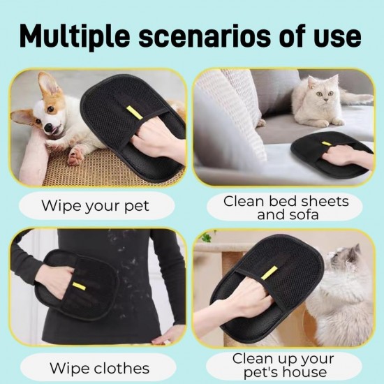 ZDL Fellmagnet Handschuhe,2pcs Tierhaarentfer Nungs handschuh,Fellmagnet Handschuhe Doppelseitign,Tierhaarentferner Handschuh Doppelseitige,Antistatische Haarentfernung,Für Hunde Katzen ZDL Fellmagnet Handschuhe,2pcs Tierhaarentfer Nungs handschuh,Fellmagnet Handschuhe Doppelseitign,Tierhaarentferner Handschuh Doppelseitige,Antistatische Haarentfernung,Für Hunde Katzen