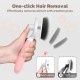 Zivacate Cat Brush Dog Brush [Ergonomic Handle & One-Click Cleaning] Tool for Short & Long-Haired Dogs/Cats/Rabbits, Undercoat Brush (Light Pink)
