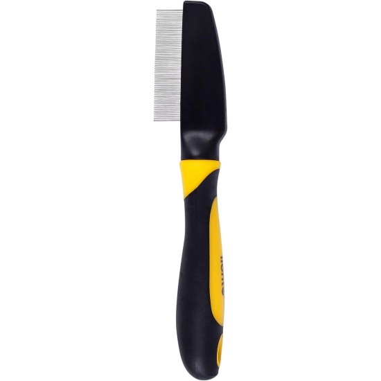 lionto Undercoat Brush, Non-Slip Handle & Removable Blade, Slim, Brush for Dogs & Cats, Gentle Grooming & Rounded Bristles, Dog Brush Suitable for Long & Short Coat, Rustproof lionto Undercoat Brush, Non-Slip Handle & Removable Blade, Slim, Brush for Dogs & Cats, Gentle Grooming & Rounded Bristles, Dog Brush Suitable for Long & Short Coat, Rustproof
