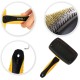 lionto Undercoat Brush, Non-Slip Handle & Removable Blade, Slim, Brush for Dogs & Cats, Gentle Grooming & Rounded Bristles, Dog Brush Suitable for Long & Short Coat, Rustproof lionto Undercoat Brush, Non-Slip Handle & Removable Blade, Slim, Brush for Dogs & Cats, Gentle Grooming & Rounded Bristles, Dog Brush Suitable for Long & Short Coat, Rustproof