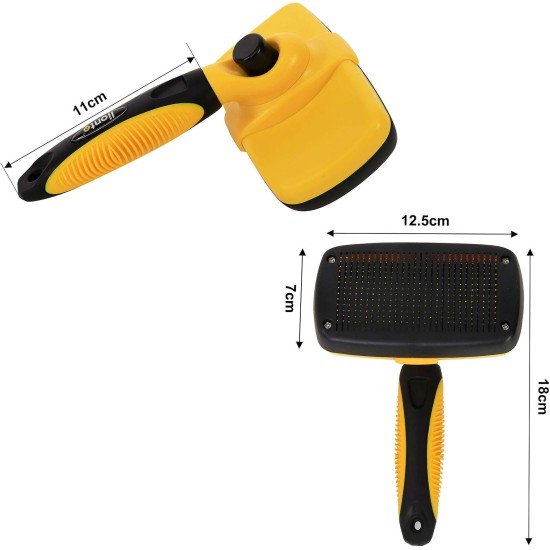 lionto Undercoat Brush, Non-Slip Handle & Removable Blade, Slim, Brush for Dogs & Cats, Gentle Grooming & Rounded Bristles, Dog Brush Suitable for Long & Short Coat, Rustproof lionto Undercoat Brush, Non-Slip Handle & Removable Blade, Slim, Brush for Dogs & Cats, Gentle Grooming & Rounded Bristles, Dog Brush Suitable for Long & Short Coat, Rustproof