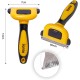 lionto Undercoat Brush, Non-Slip Handle & Removable Blade, Slim, Brush for Dogs & Cats, Gentle Grooming & Rounded Bristles, Dog Brush Suitable for Long & Short Coat, Rustproof lionto Undercoat Brush, Non-Slip Handle & Removable Blade, Slim, Brush for Dogs & Cats, Gentle Grooming & Rounded Bristles, Dog Brush Suitable for Long & Short Coat, Rustproof