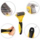 lionto Undercoat Brush, Non-Slip Handle & Removable Blade, Slim, Brush for Dogs & Cats, Gentle Grooming & Rounded Bristles, Dog Brush Suitable for Long & Short Coat, Rustproof lionto Undercoat Brush, Non-Slip Handle & Removable Blade, Slim, Brush for Dogs & Cats, Gentle Grooming & Rounded Bristles, Dog Brush Suitable for Long & Short Coat, Rustproof